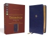 NKJV Thompson Chain-Reference Bible, Handy Size, Leathersoft, Navy,  Comfort Print 
